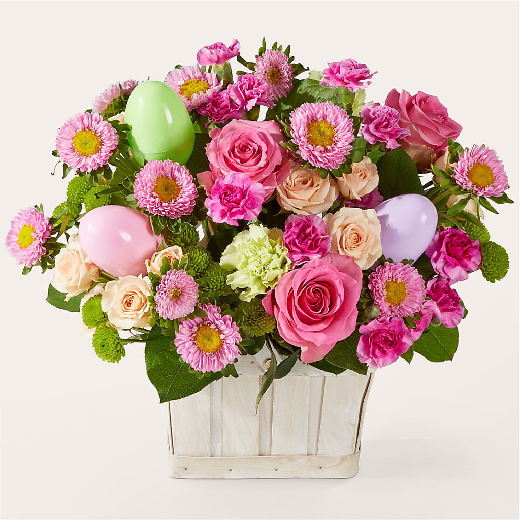 Get Eggcited Basket – STEMZ FLORIST & TREASURES, Calgary AB