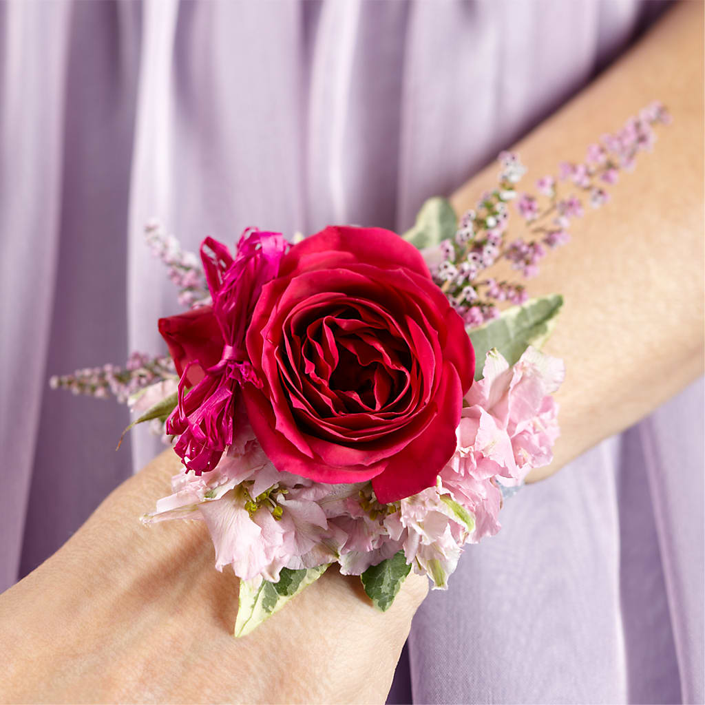 Rose Charm Corsage – STEMZ FLORIST & TREASURES, Calgary AB