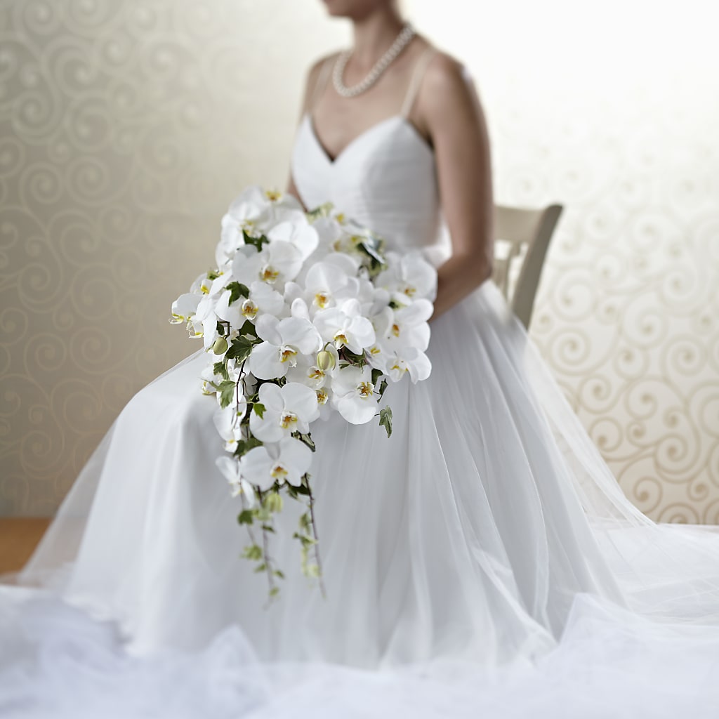 Classic White Bouquet – STEMZ FLORIST & TREASURES, Calgary AB