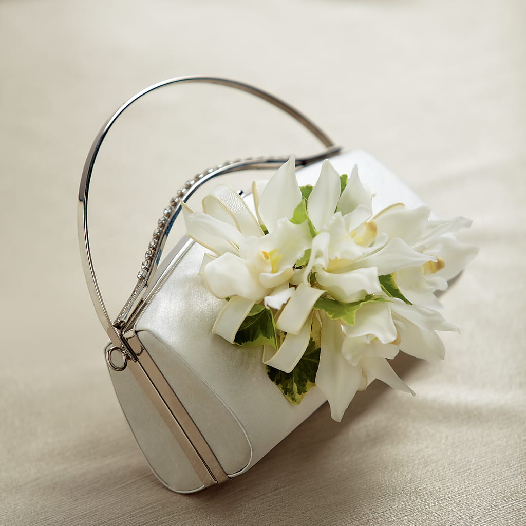 White Purse Decor – STEMZ FLORIST & TREASURES, Calgary AB