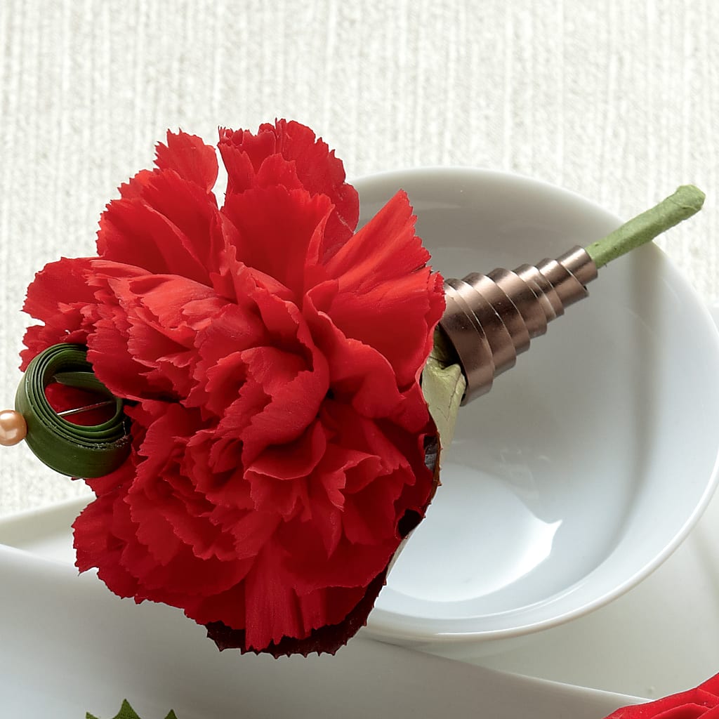Red Carnation Boutonniere – STEMZ FLORIST & TREASURES, Calgary AB