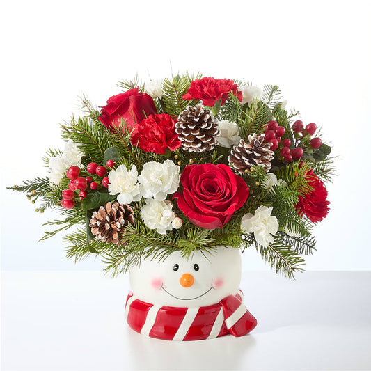 Jolly Snowman Bouquet – STEMZ FLORIST & TREASURES, Calgary AB