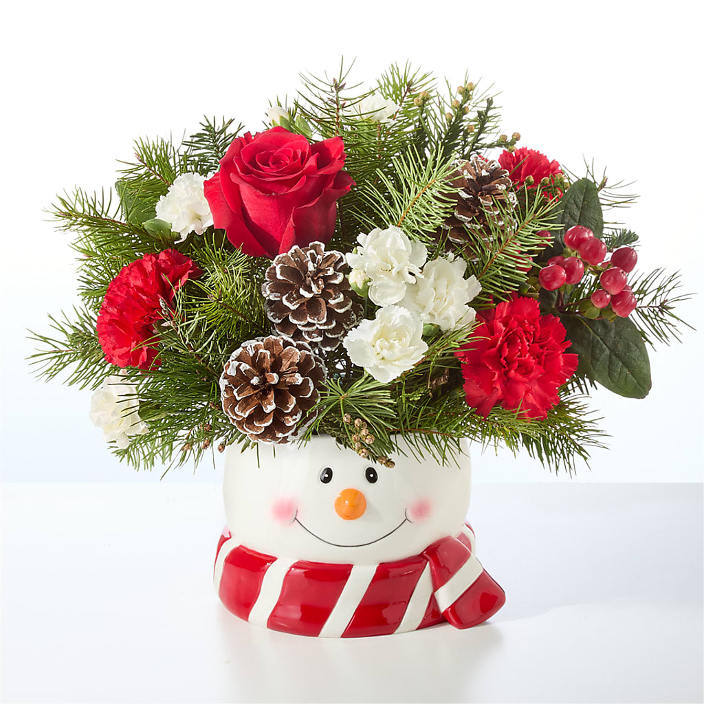 Jolly Snowman Bouquet – STEMZ FLORIST & TREASURES, Calgary AB