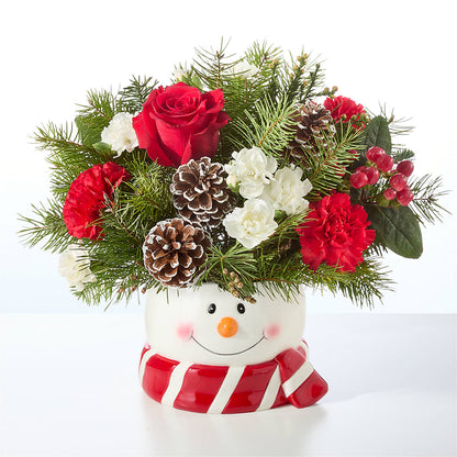 Jolly Snowman Bouquet – STEMZ FLORIST & TREASURES, Calgary AB