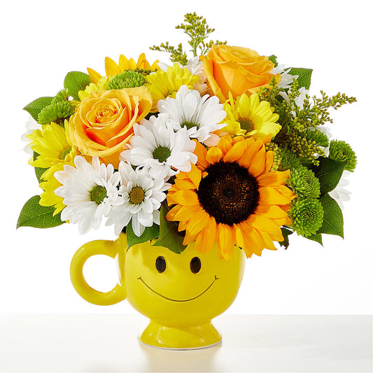 Be Happy Bouquet – STEMZ FLORIST & TREASURES, Calgary AB