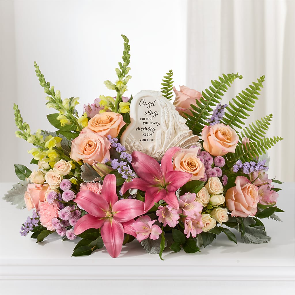 Gentle Light Arrangement – STEMZ FLORIST & TREASURES, Calgary AB