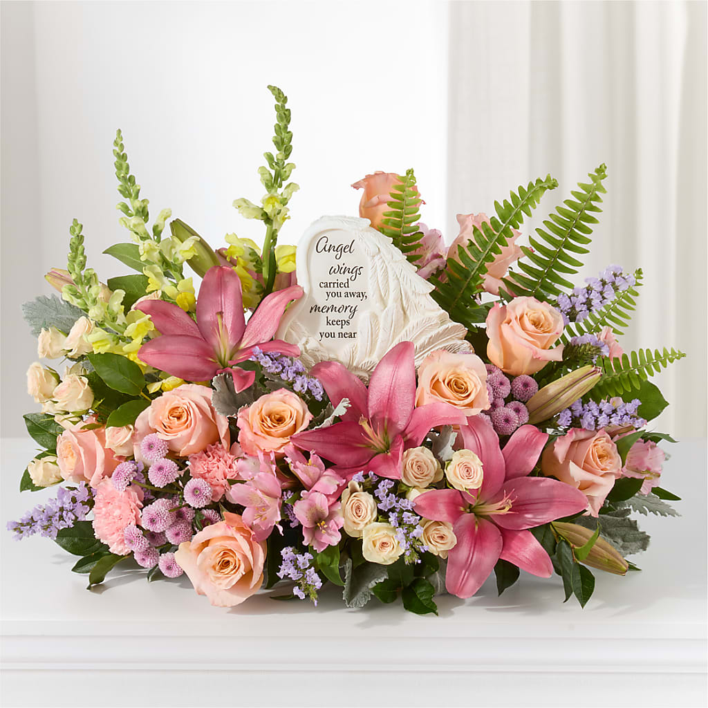 Gentle Light Arrangement – STEMZ FLORIST & TREASURES, Calgary AB