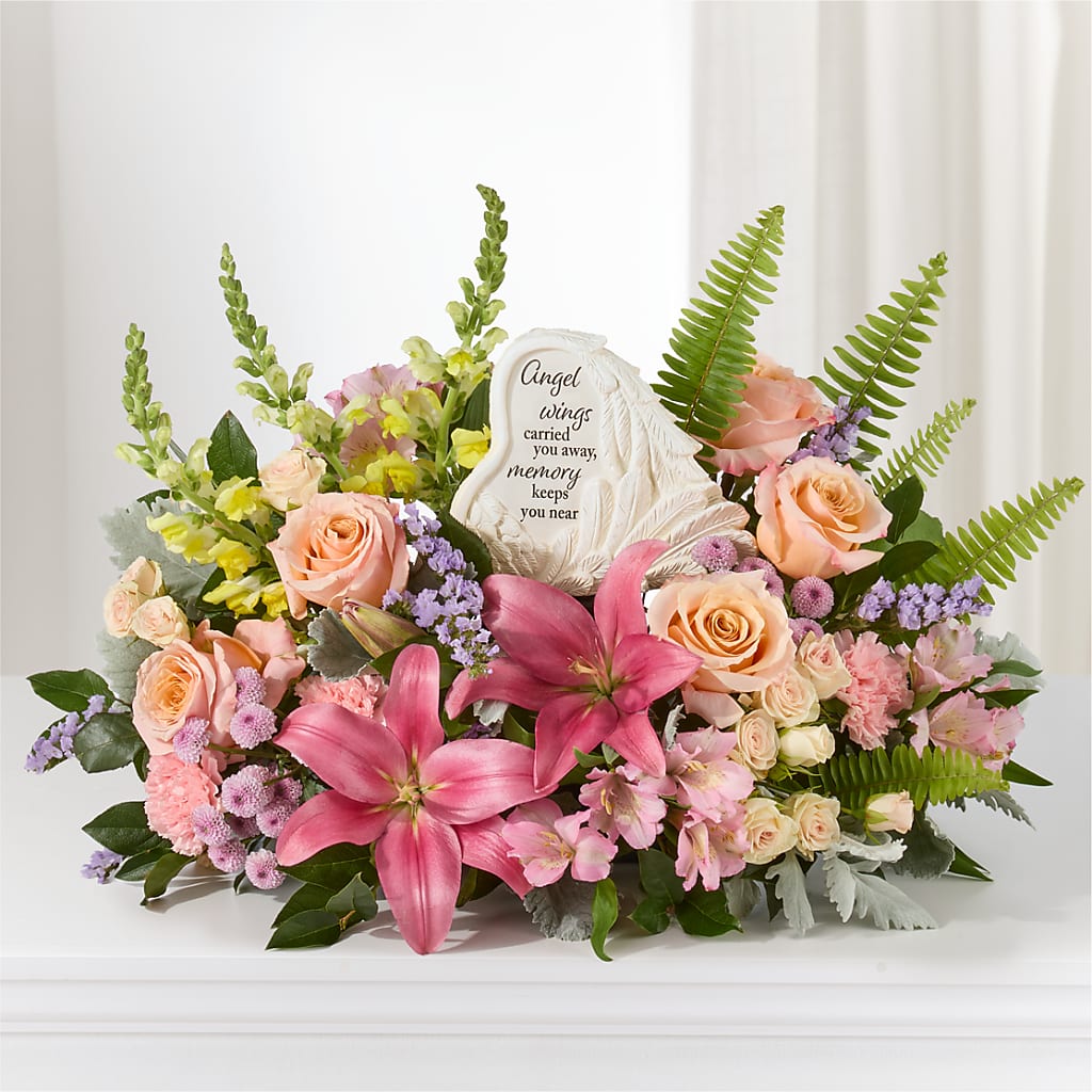 Gentle Light Arrangement – STEMZ FLORIST & TREASURES, Calgary AB