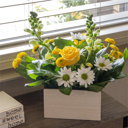 Sun Salutation Box Bouquet – STEMZ FLORIST & TREASURES, Calgary AB
