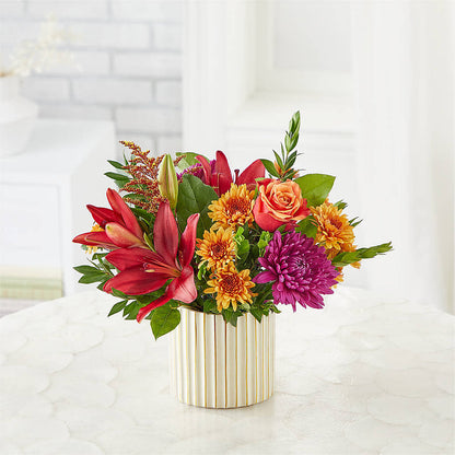 Burgundy Landscape Bouquet – STEMZ FLORIST & TREASURES, Calgary AB