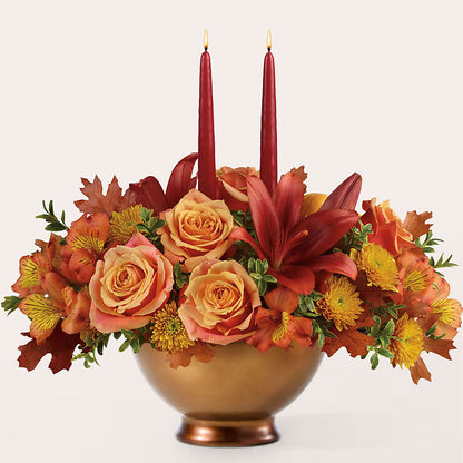 Harvest Table Centerpiece – STEMZ FLORIST & TREASURES, Calgary AB