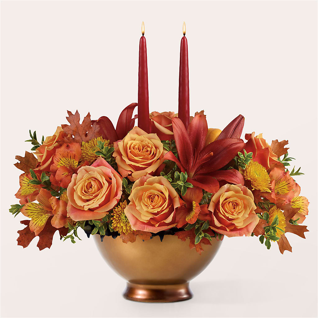 Harvest Table Centerpiece – STEMZ FLORIST & TREASURES, Calgary AB