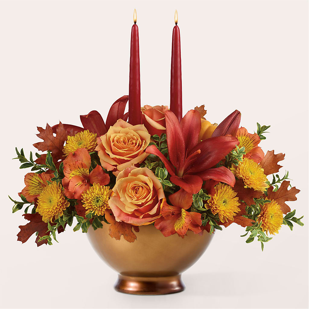 Harvest Table Centerpiece – STEMZ FLORIST & TREASURES, Calgary AB