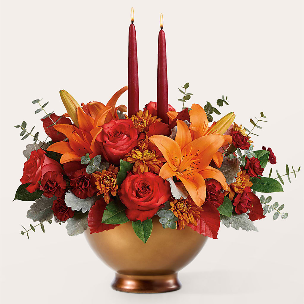 Fruits of Fall Centerpiece – STEMZ FLORIST & TREASURES, Calgary AB