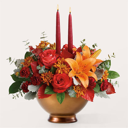 Fruits of Fall Centerpiece – STEMZ FLORIST & TREASURES, Calgary AB