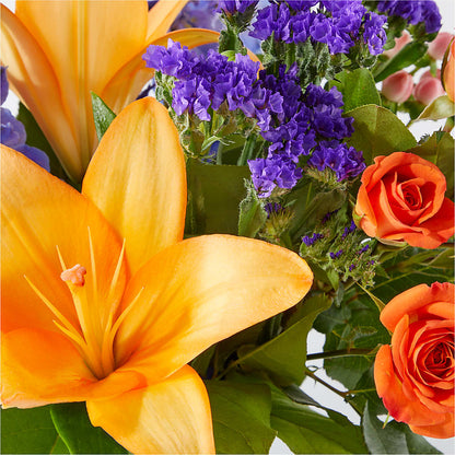 Radiant Citrus Bouquet – STEMZ FLORIST & TREASURES, Calgary AB