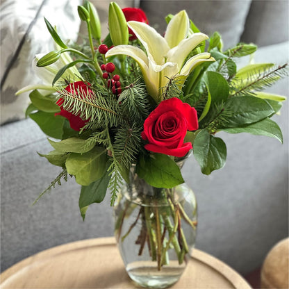 Sparkling Snowflakes Bouquet – STEMZ FLORIST & TREASURES, Calgary AB