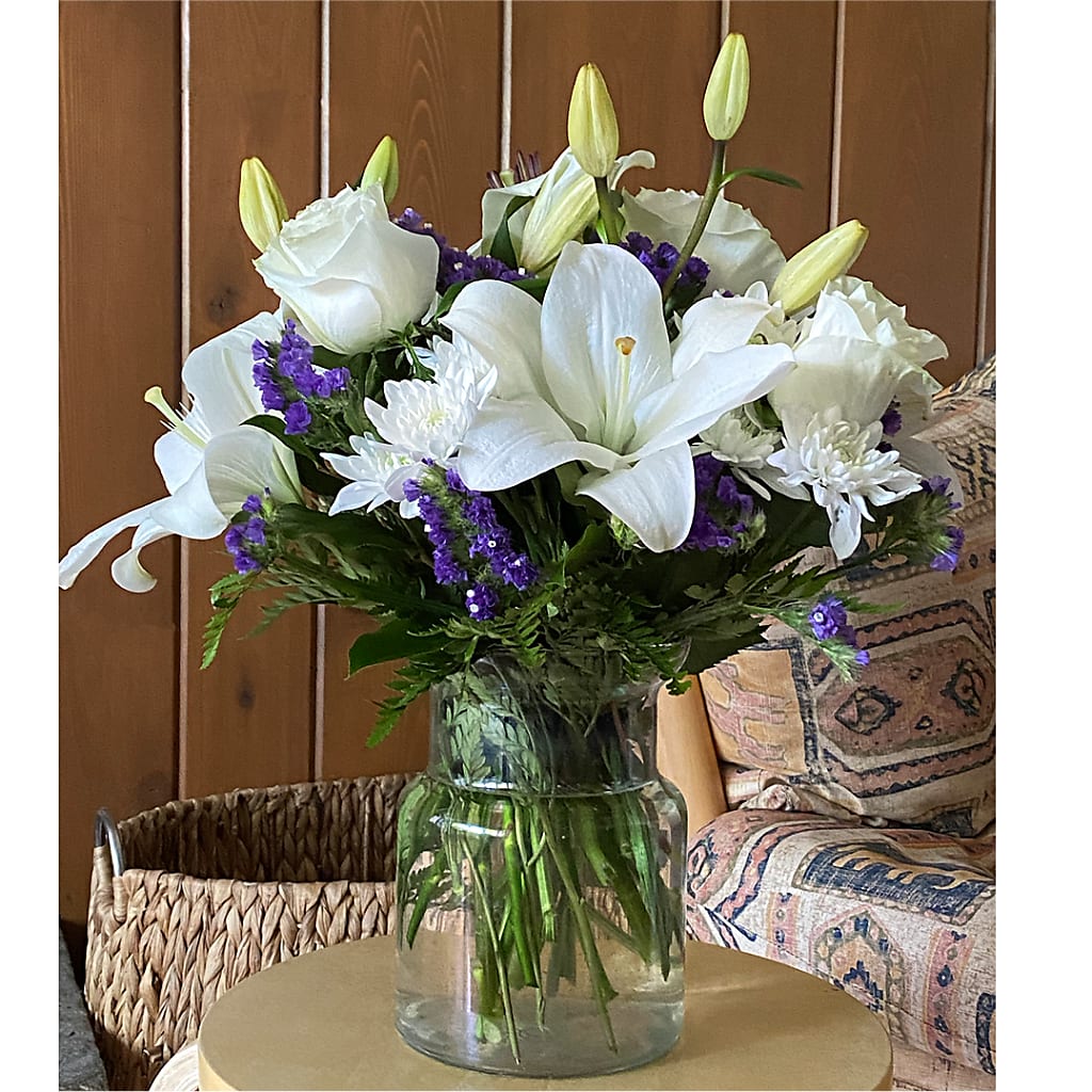Beyond Blue Bouquet – STEMZ FLORIST & TREASURES, Calgary AB