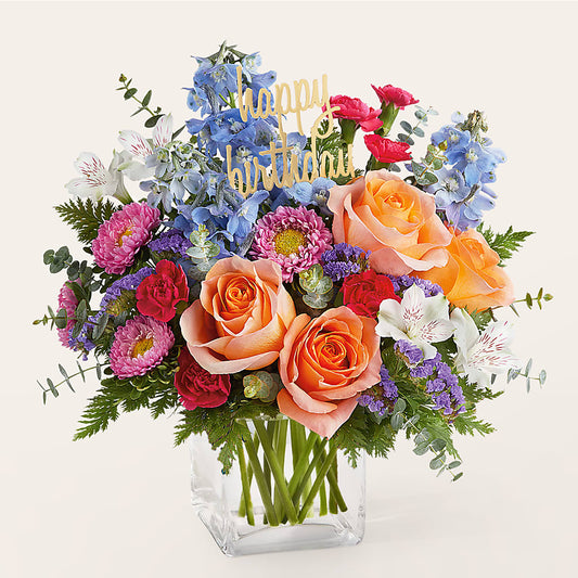 Birthday Bash Bouquet – STEMZ FLORIST & TREASURES, Calgary AB