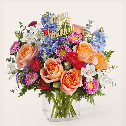 Birthday Bash Bouquet – STEMZ FLORIST & TREASURES, Calgary AB