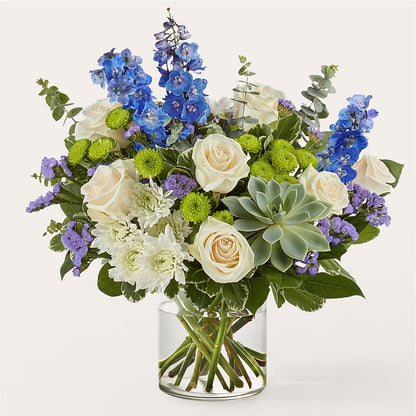 Cerulean Waves Bouquet – STEMZ FLORIST & TREASURES, Calgary AB