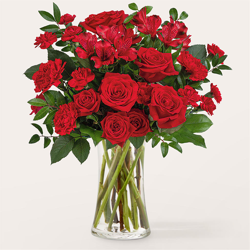 Bouquet de rubis brillants