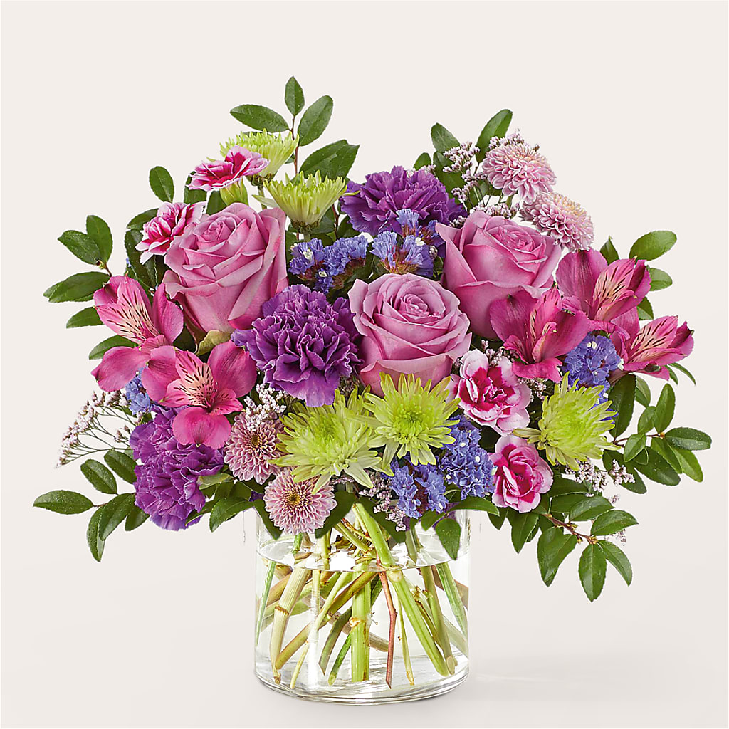 Glass Half Full Bouquet – STEMZ FLORIST & TREASURES, Calgary AB