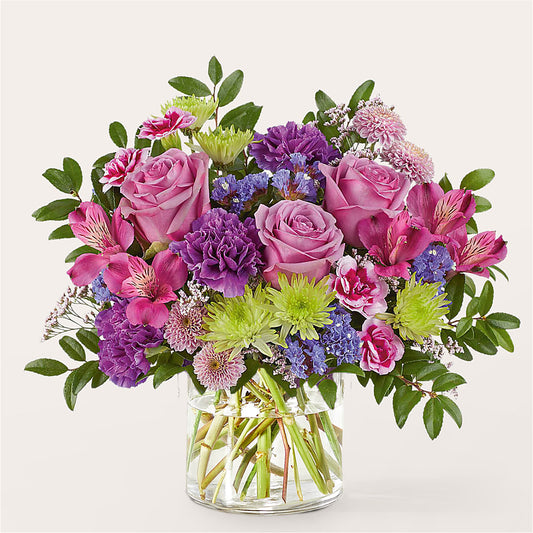 Glass Half Full Bouquet – STEMZ FLORIST & TREASURES, Calgary AB
