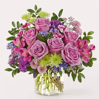 Glass Half Full Bouquet – STEMZ FLORIST & TREASURES, Calgary AB