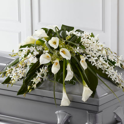Angel Wings Casket Spray – STEMZ FLORIST & TREASURES, Calgary AB