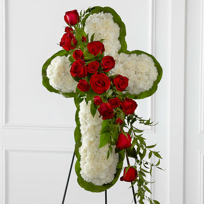 Floral Cross Easel – STEMZ FLORIST & TREASURES, Calgary AB