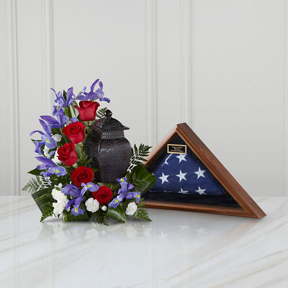 Patriotic Tribute Arrangement – STEMZ FLORIST & TREASURES, Calgary AB