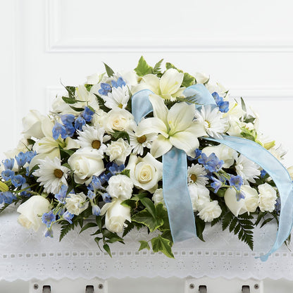 Tender Treasure Casket Spray – STEMZ FLORIST & TREASURES, Calgary AB