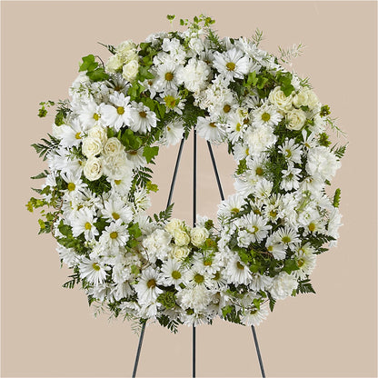 Faithful Wishes Wreath – STEMZ FLORIST & TREASURES, Calgary AB