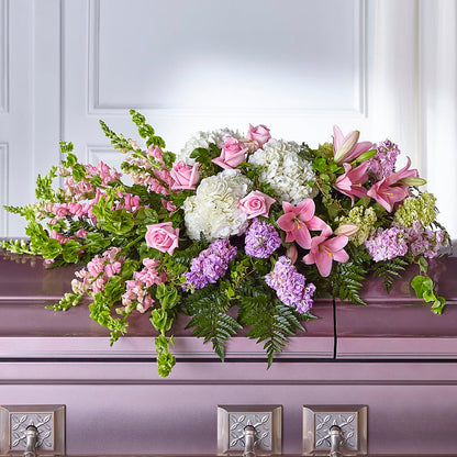 Life's Gratitude Casket Spray – STEMZ FLORIST & TREASURES, Calgary AB