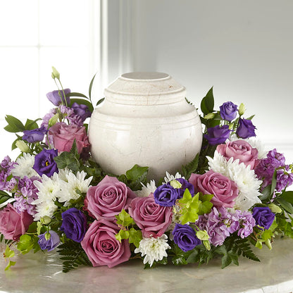 Blooming Sympathy Cremation Adornment – STEMZ FLORIST & TREASURES, Calgary AB
