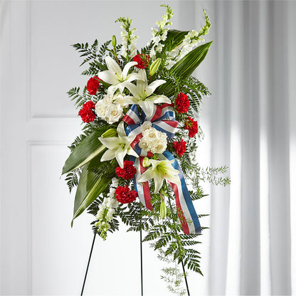 Stars of Life Standing Spray – STEMZ FLORIST & TREASURES, Calgary AB