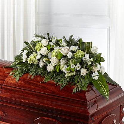 Hopeful Gesture Casket Spray – STEMZ FLORIST & TREASURES, Calgary AB
