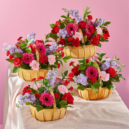 Pink Picnic Basket – STEMZ FLORIST & TREASURES, Calgary AB