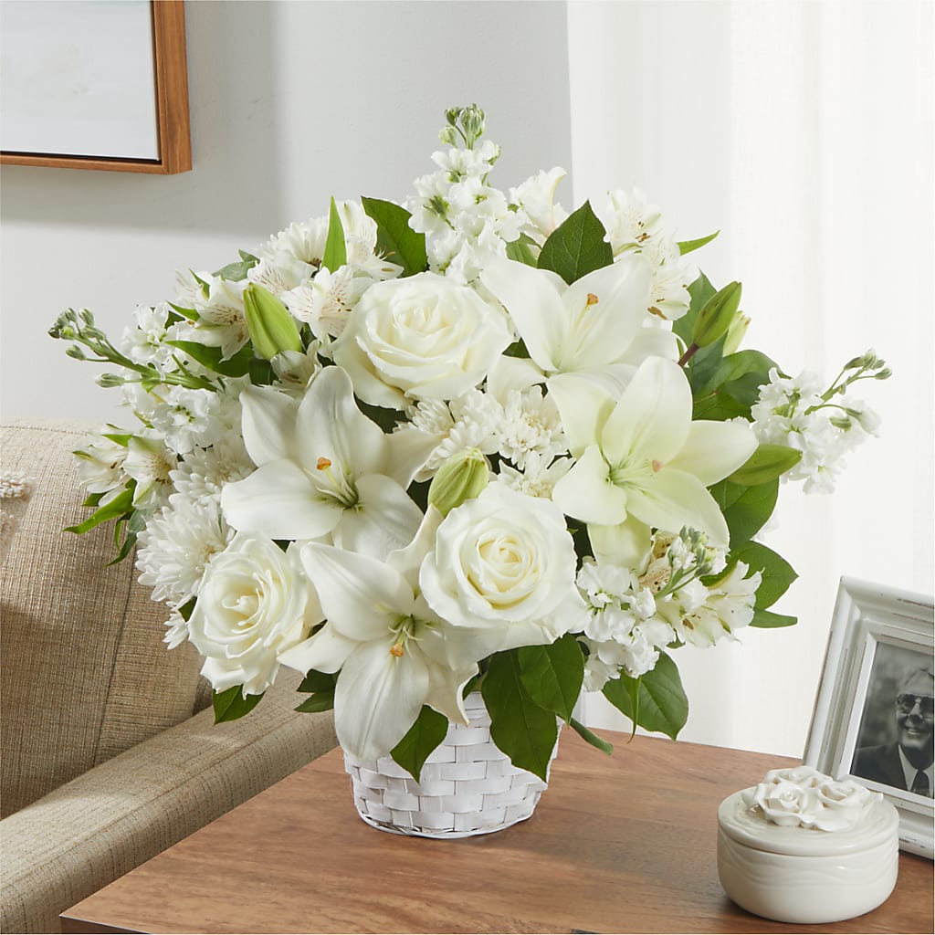 Peaceful Reflections Arrangement – STEMZ FLORIST & TREASURES, Calgary AB