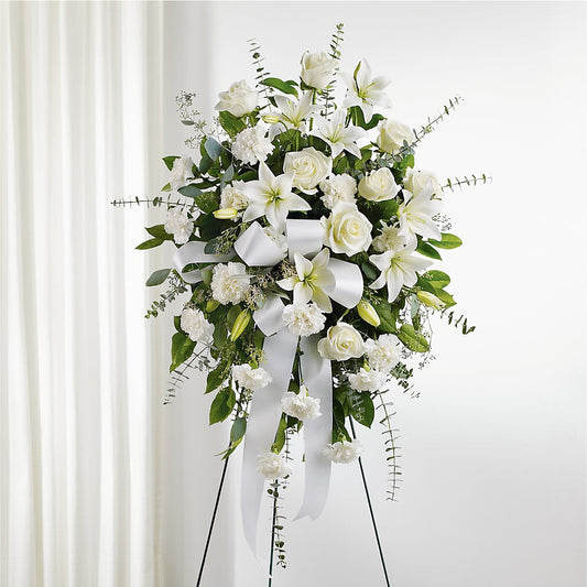 With Care Standing Spray – STEMZ FLORIST & TREASURES, Calgary AB