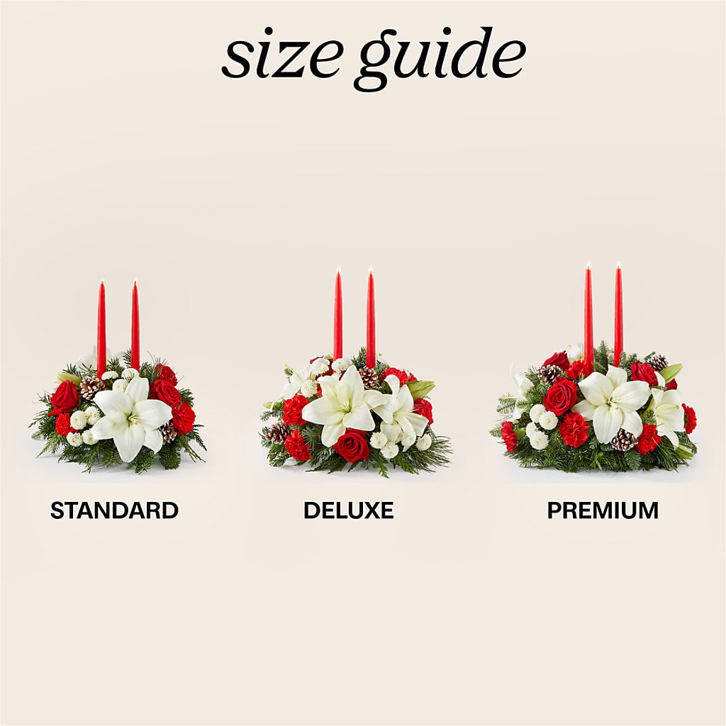 Seasonal Festivities Centerpiece – STEMZ FLORIST & TREASURES, Calgary AB