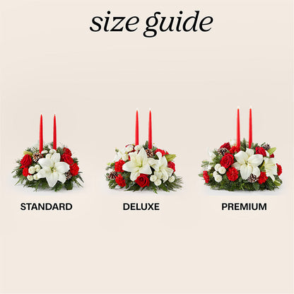Seasonal Festivities Centerpiece – STEMZ FLORIST & TREASURES, Calgary AB