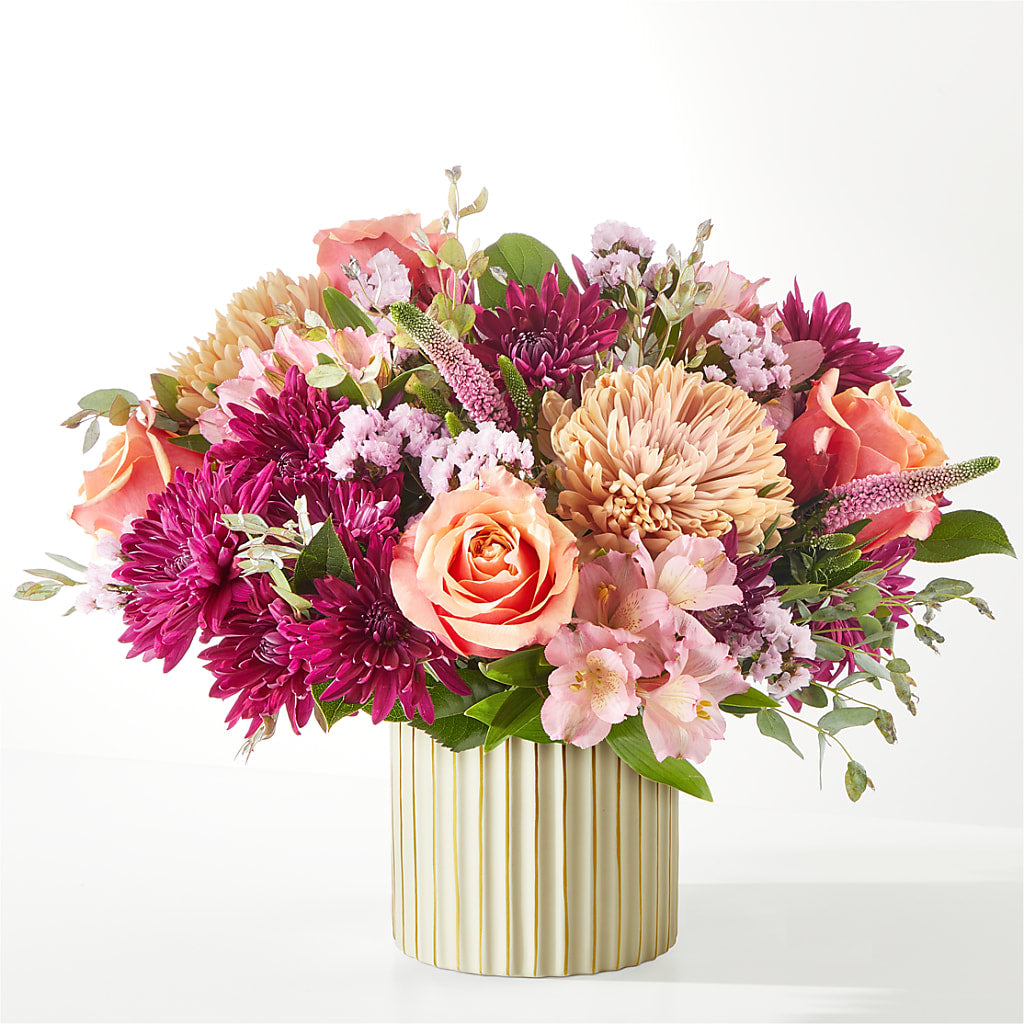 Berry Cobbler Bouquet with Ivory Vase – STEMZ FLORIST & TREASURES, Calgary AB