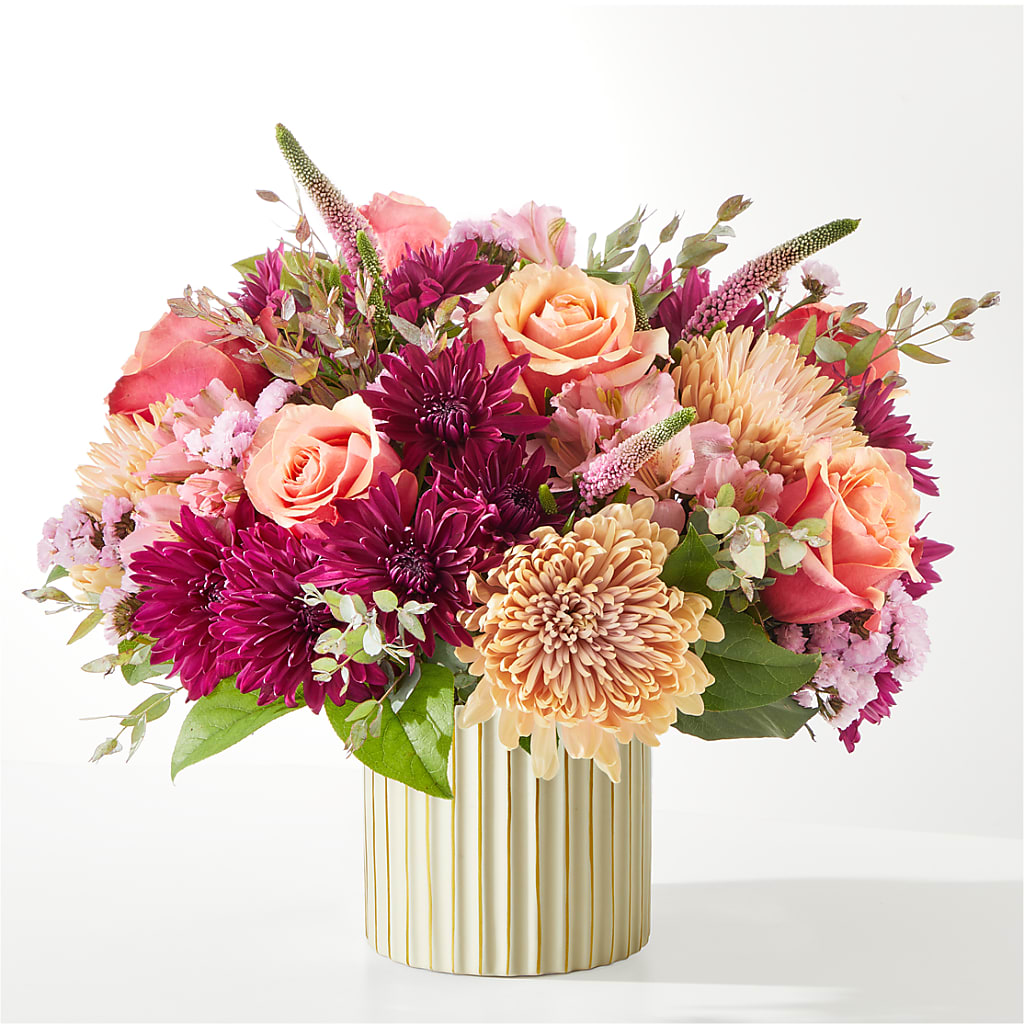 Berry Cobbler Bouquet with Ivory Vase – STEMZ FLORIST & TREASURES, Calgary AB