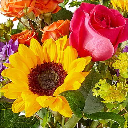Vibrant Greetings Bouquet – STEMZ FLORIST & TREASURES, Calgary AB