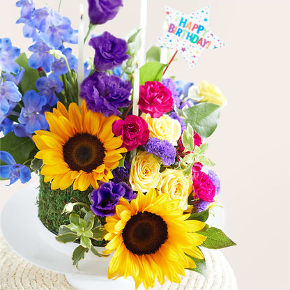 Star of the Day Floral Cake – STEMZ FLORIST & TREASURES, Calgary AB