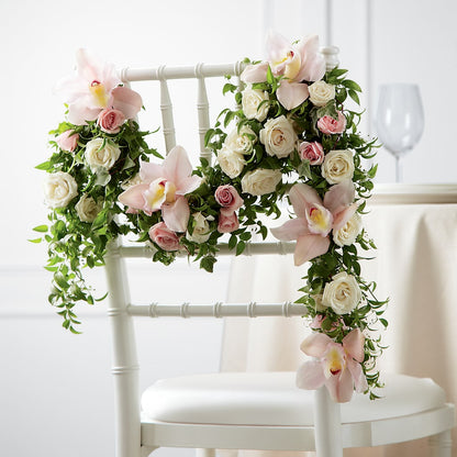Orchid Rose Chair Décor – STEMZ FLORIST & TREASURES, Calgary AB