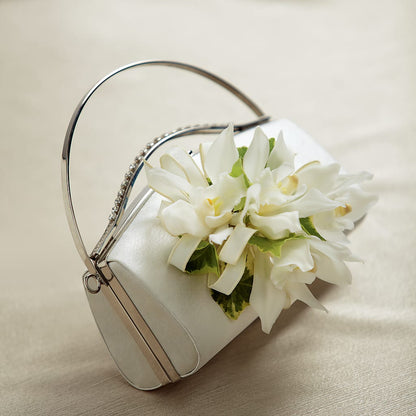 White Purse Decor – STEMZ FLORIST & TREASURES, Calgary AB