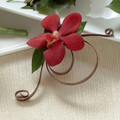 Red Mokara Boutonniere – STEMZ FLORIST & TREASURES, Calgary AB